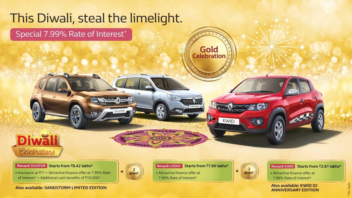Diwali offers on Renault Cars thane